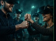 Team aziendale in VR
