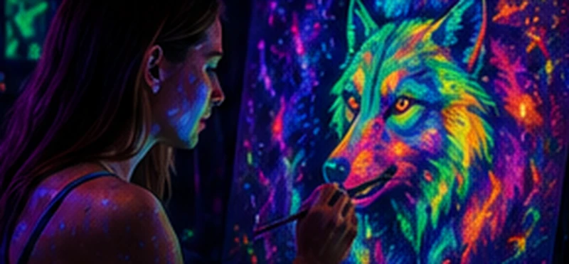 Fluo Art con colori fluorescenti a VRC Montesilvano