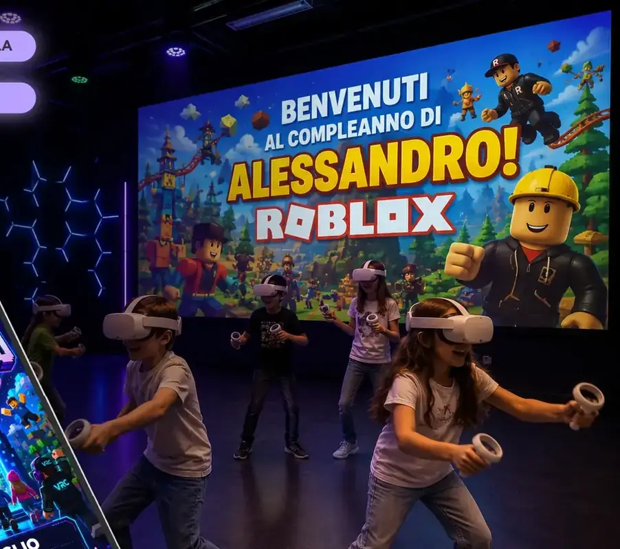 Schermi, luci ed effetti speciali personalizzati nella sala VRC Montesilvano