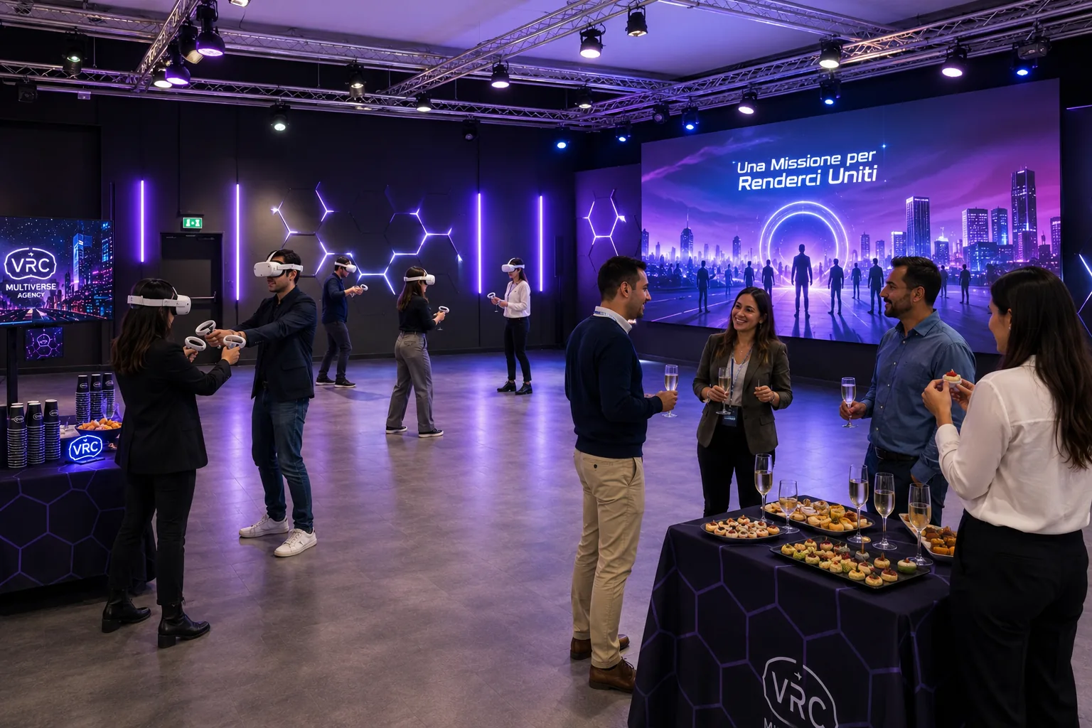 Team building VRC: networking e missione VR Multiverse Agency